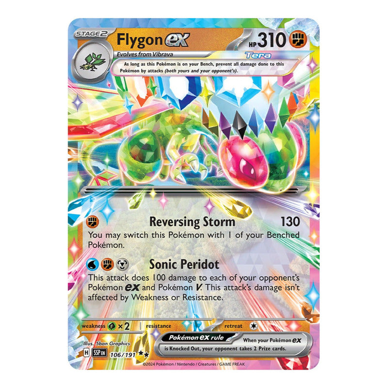 Pokémon Tcg: Surging Sparks - 106/191 - Flygon Ex