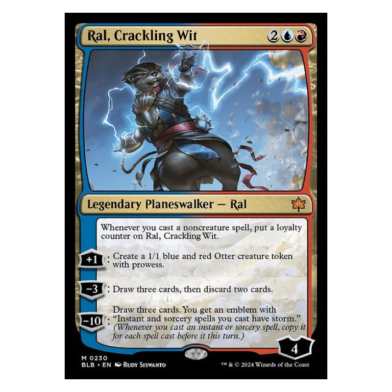 Mtg: Bloomburrow - 230 - Ral, Crackling Wit [foil]