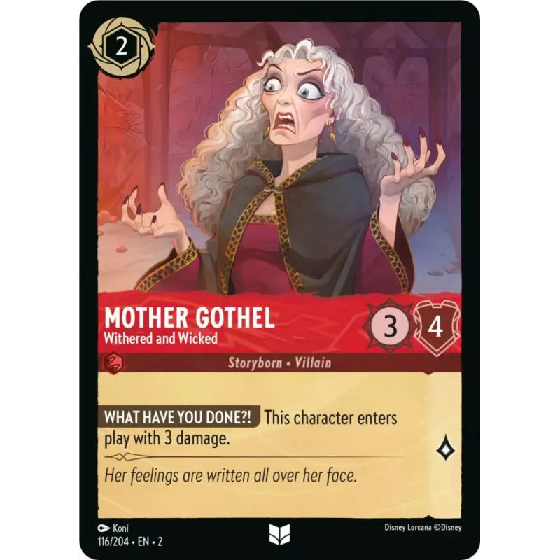 Lorcana: Rotf - 116/216 - Mother Gothel - Withered And Wicke