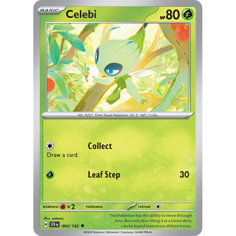 Pokémon Tcg: Stellar Crown - 004/142 - Celebi