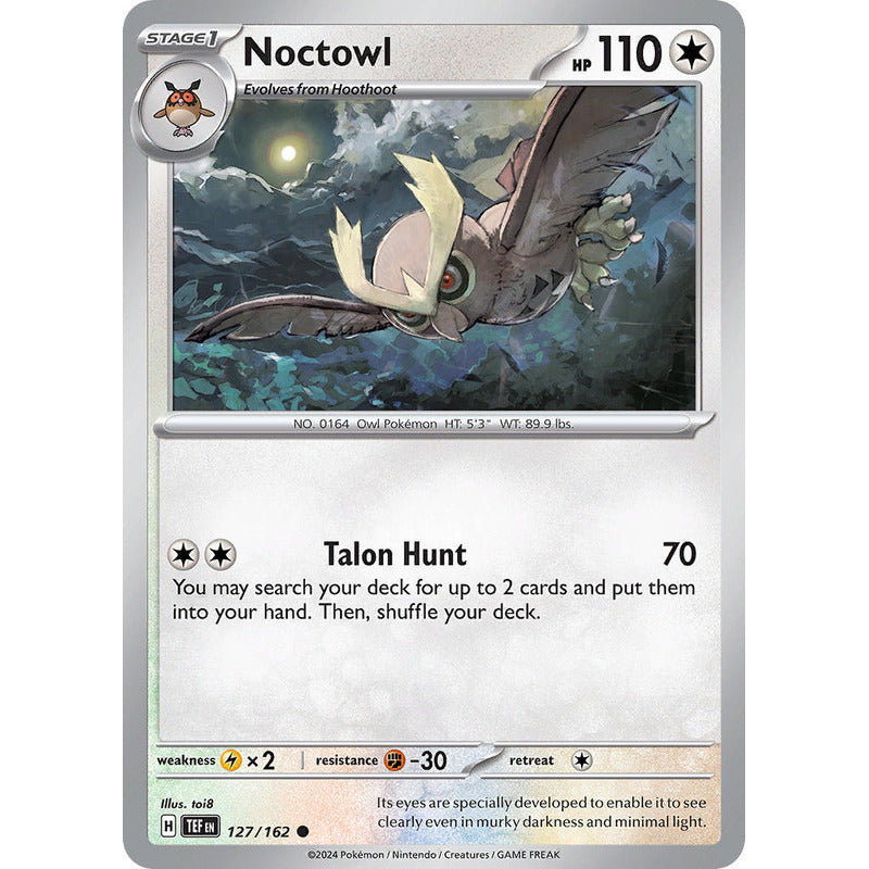 Temporal Forces - 127/162 - Noctowl (reverse)