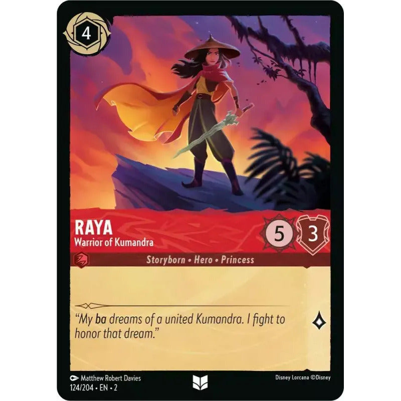 Lorcana: Rotf - 124/216 - Raya - Warrior Of Kumandra