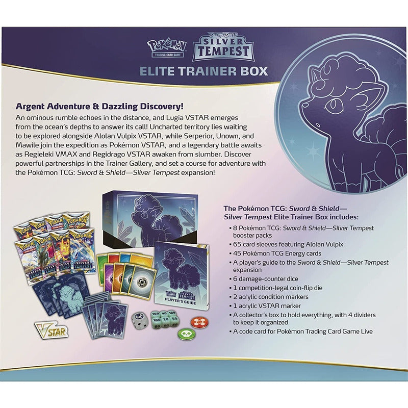 Silver Tempest Español - Elite Trainer Box Etb - Pokemon Tcg