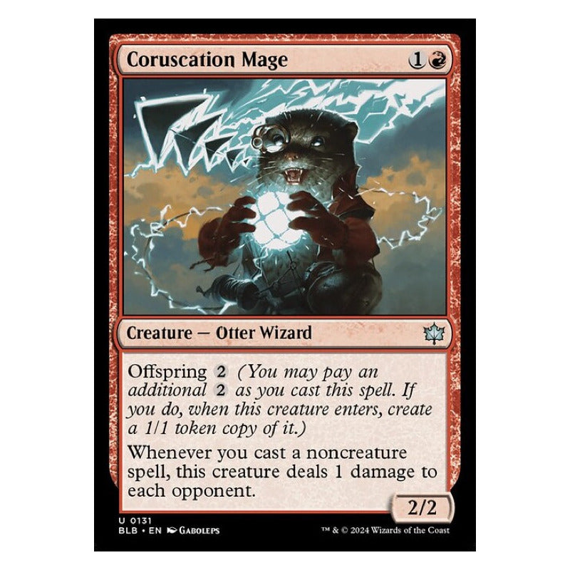 Mtg: Bloomburrow - 131 - Coruscation Mage [foil]