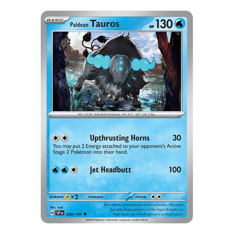 Pokémon Tcg: Surging Sparks - 039/191 - Paldean Ta [reverse]