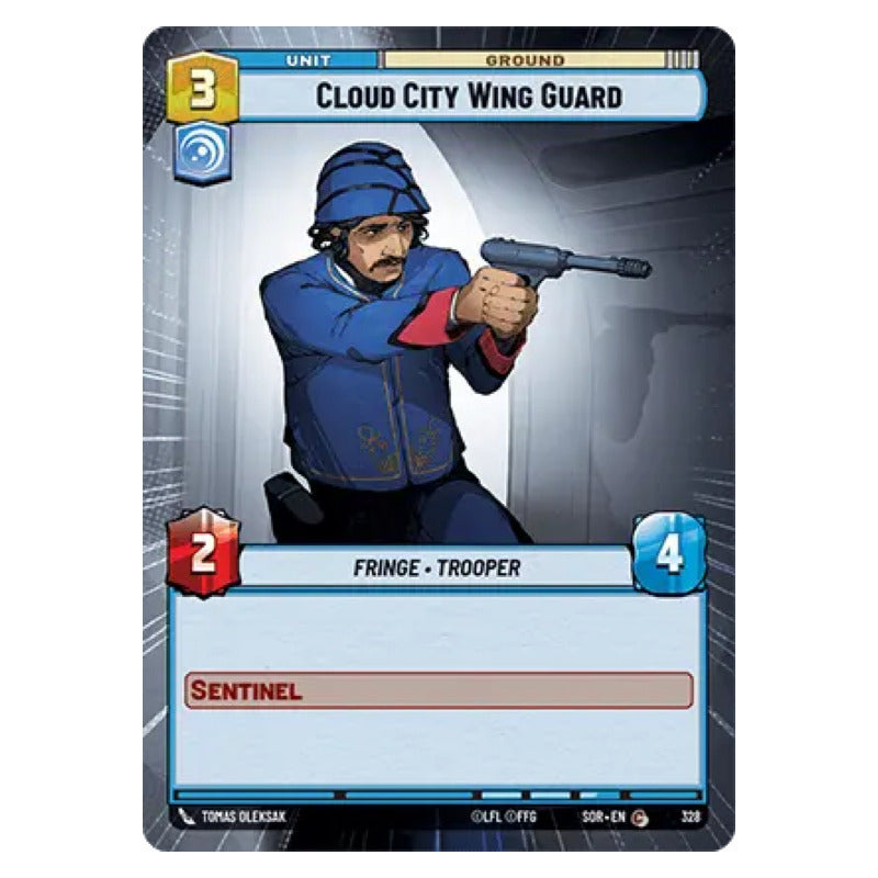 Star Wars Tcg: Sor - 328 - Cloud City Wing [hyperspace Foil]