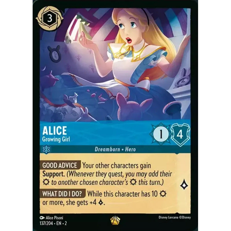 Lorcana: Rotf - 137/216 - Alice - Growing Girl [foil]