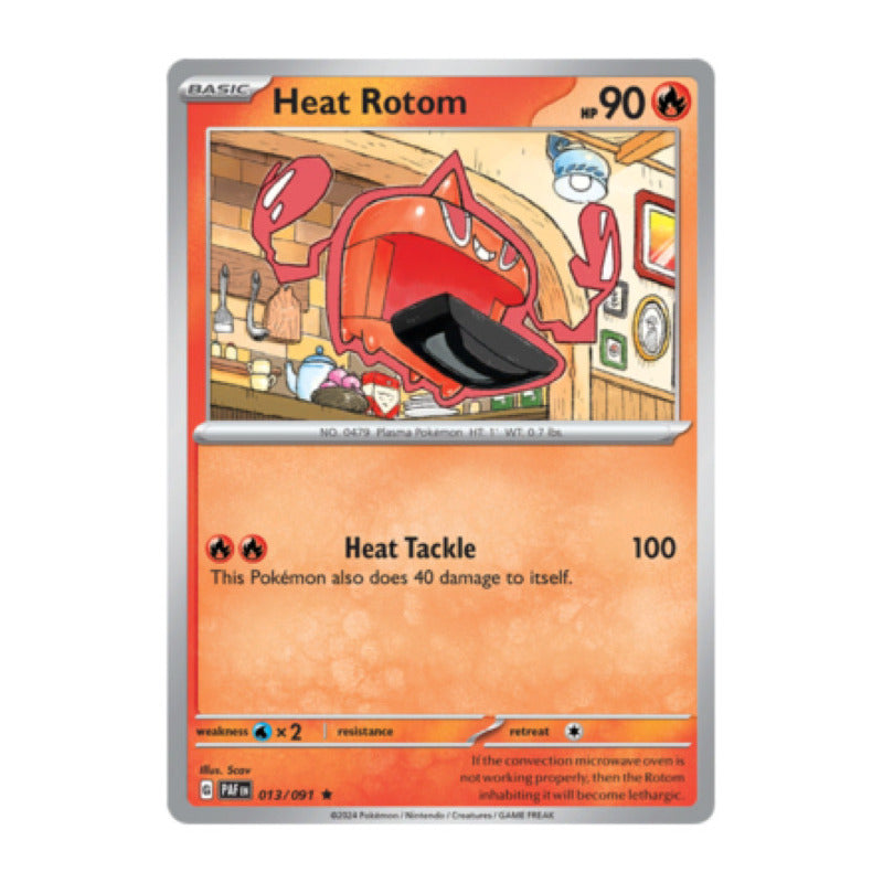 Paldean Fates - 013/091 - Heat Rotom (holo)