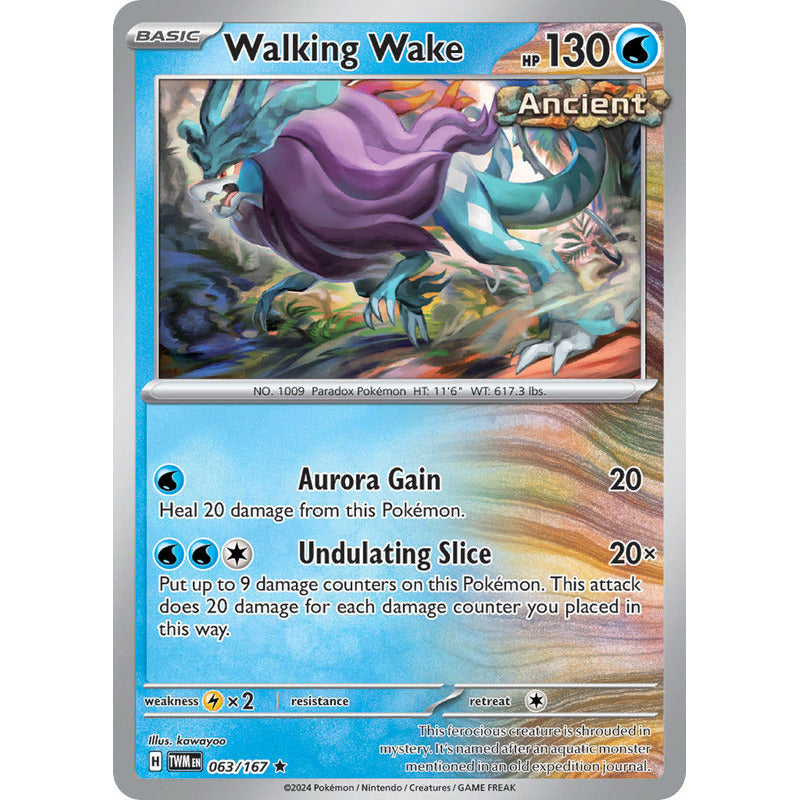 Pokémon Tcg: Twilight Masq - 063/167 - Walking Wake