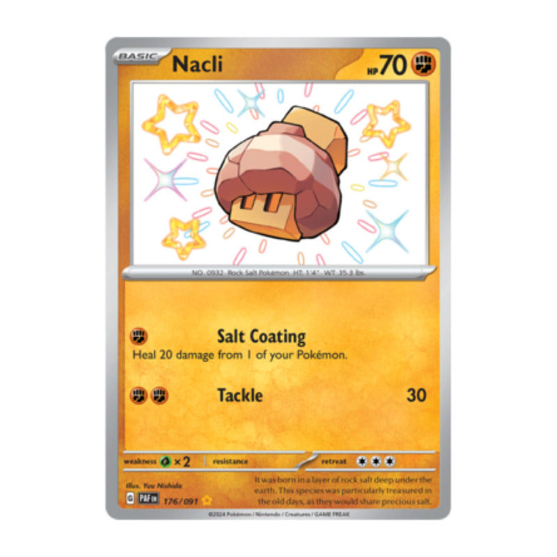 Paldean Fates - 176/091 - Nacli (shiny)