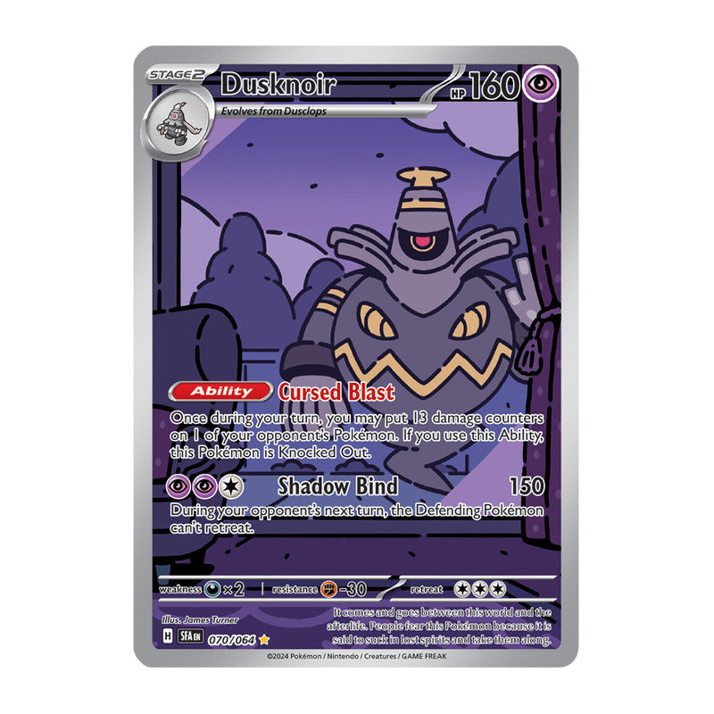 Pokémon Tcg: Shrouded Fab - 070/064 - Dusknoir