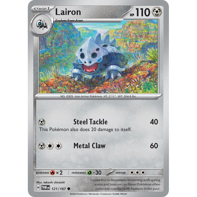 Pokémon Tcg: Twilight Masq - 121/167 - Lairon [reverse]