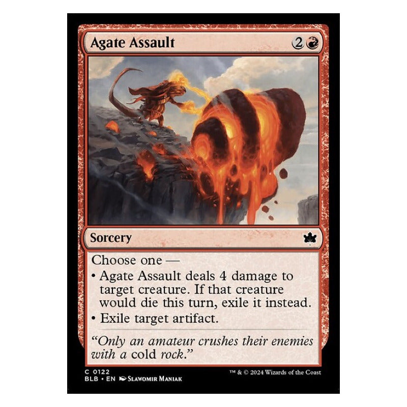 Mtg: Bloomburrow - 122 - Agate Assault [foil]