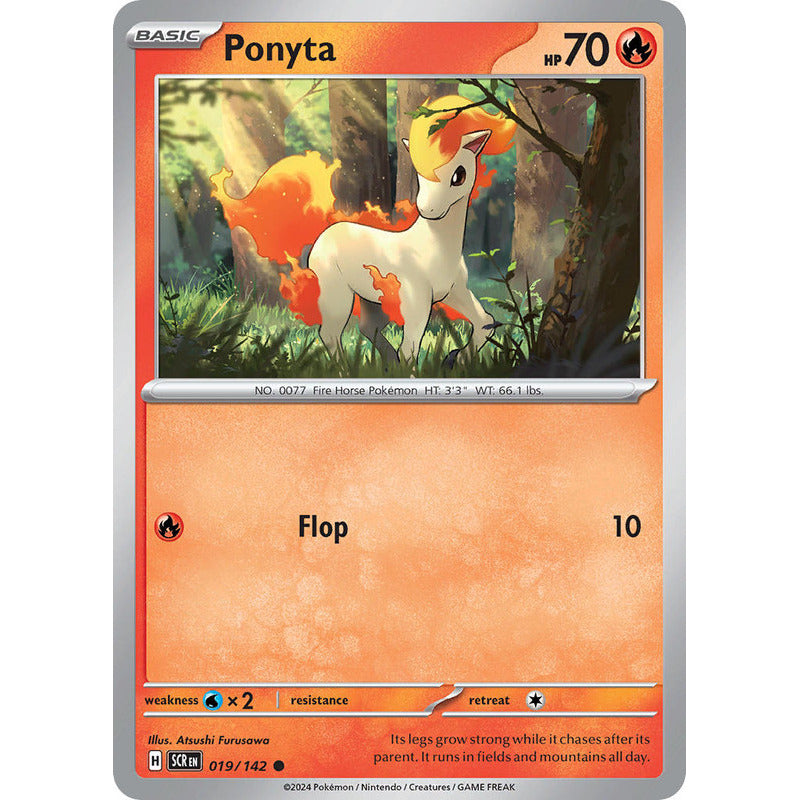 Pokémon Tcg: Stellar Crown - 019/142 - Ponyta