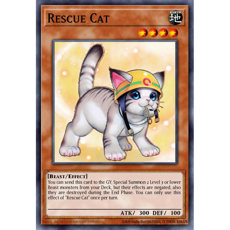 Yugioh: Rarity 2 - Ra02-en001 Rescue Cat (alt) [sr]