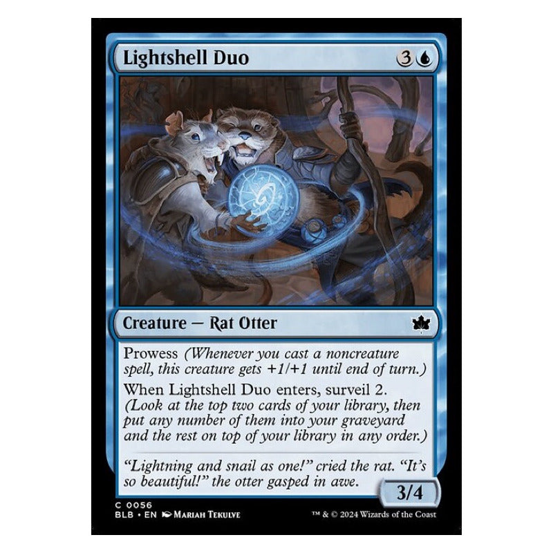 Mtg: Bloomburrow - 056 - Lightshell Duo [foil]