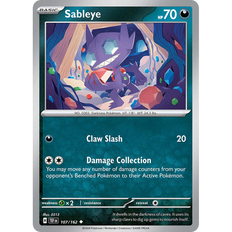 Temporal Forces - 107/162 - Sableye (reverse)