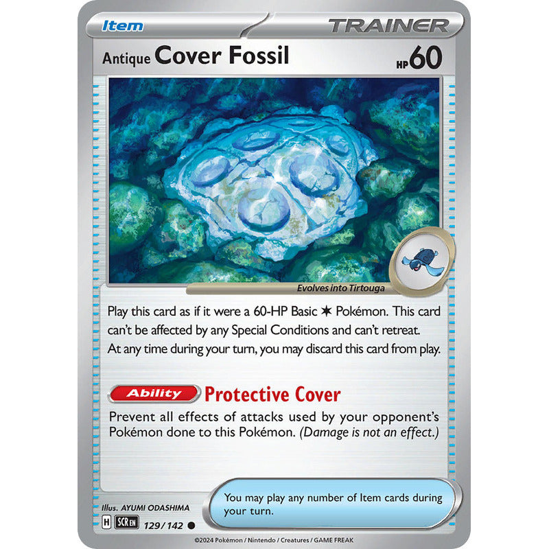 Pokémon Tcg: Stellar Crown - 129/142 - Antique Cover Fossil