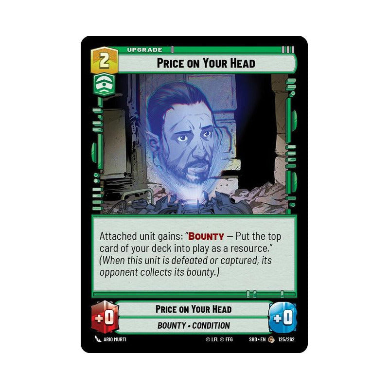 Star Wars Tcg: Sotg - 125/262 - Price On Your Head [foil]