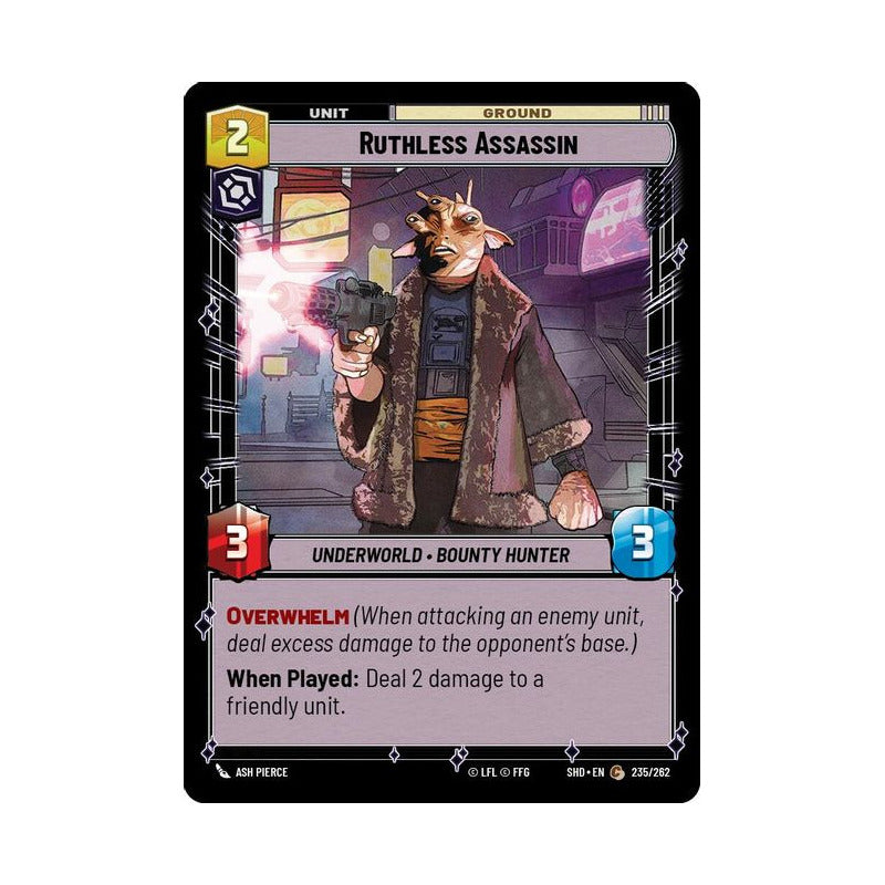 Star Wars Tcg: Sotg - 235/262 - Ruthless Assassin [foil]