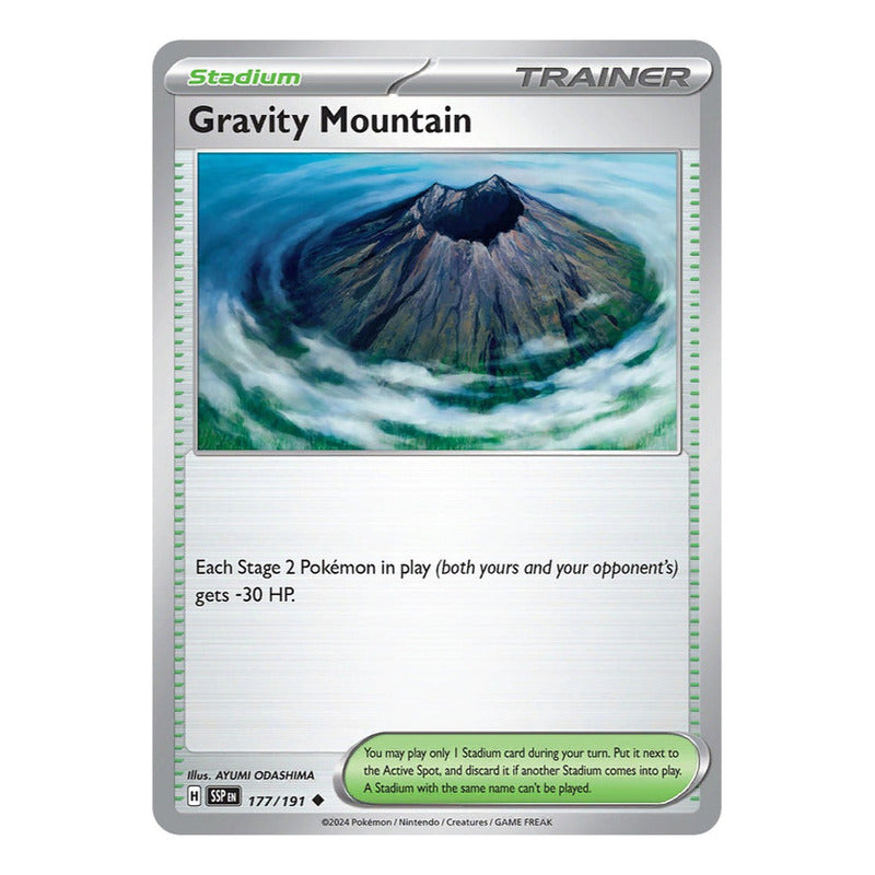 Pokémon Tcg: Surging Sparks - 177/191 - Gravity Mountain