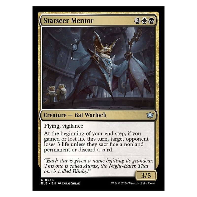 Mtg: Bloomburrow - 233 - Starseer Mentor [foil]