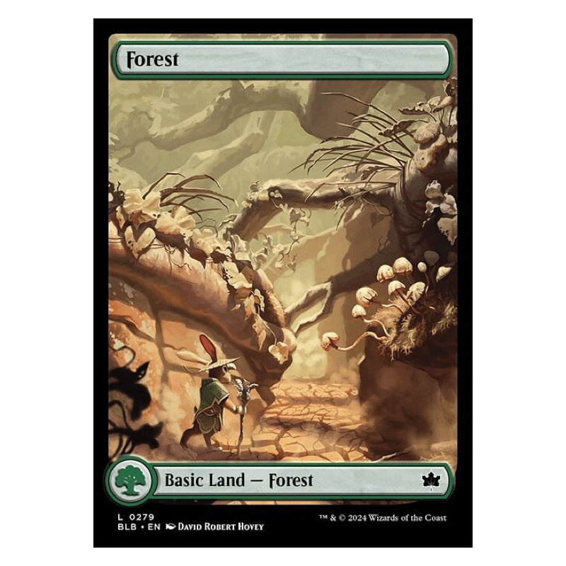 Mtg: Bloomburrow - 279 - Forest [foil]