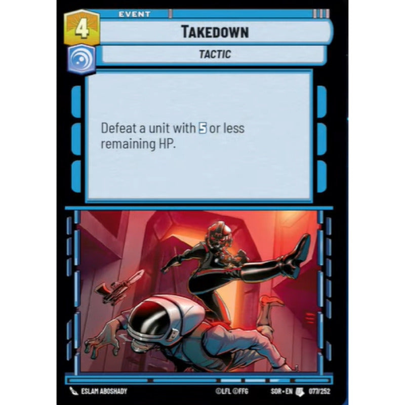 Star Wars Tcg: Sor - 077/268 - Takedown [foil]