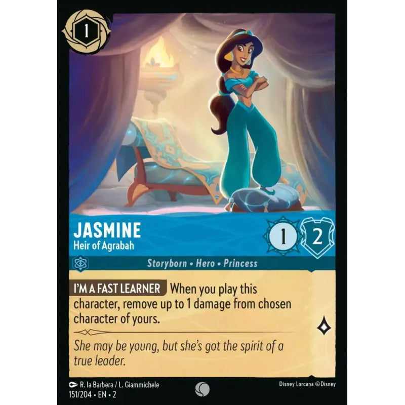 Lorcana: Rotf - 151/216 - Jasmine - Heir Of Agrabah