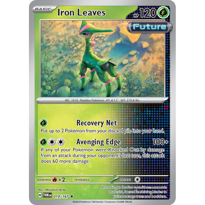 Pokémon Tcg: Twilight Masq - 019/167 - Iron Leaves [holo]