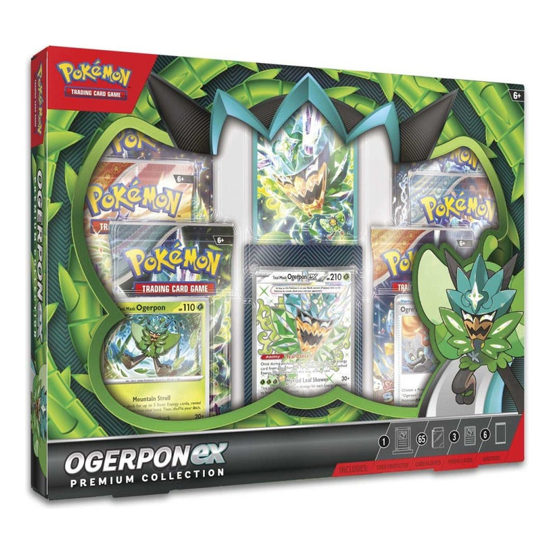 Pokemon Tcg - Ogerpon Ex Premium Collection - Inglés