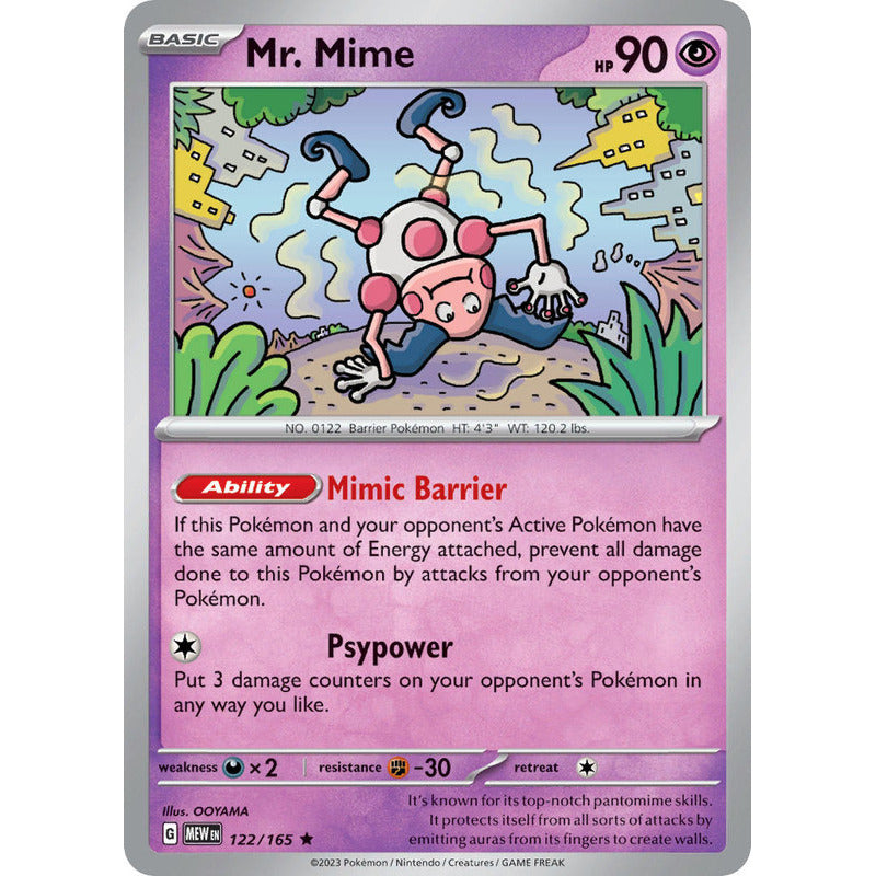 Pokémon Tcg: 151 - 122/165 - Mr. Mime