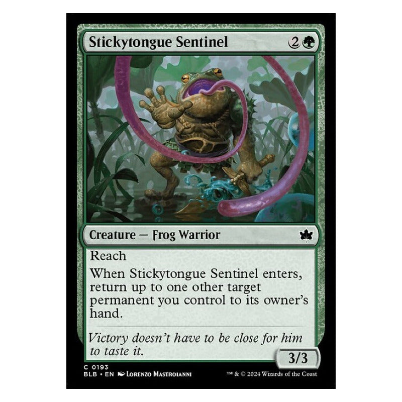 Mtg: Bloomburrow - 193 - Stickytongue Sentinel [foil]