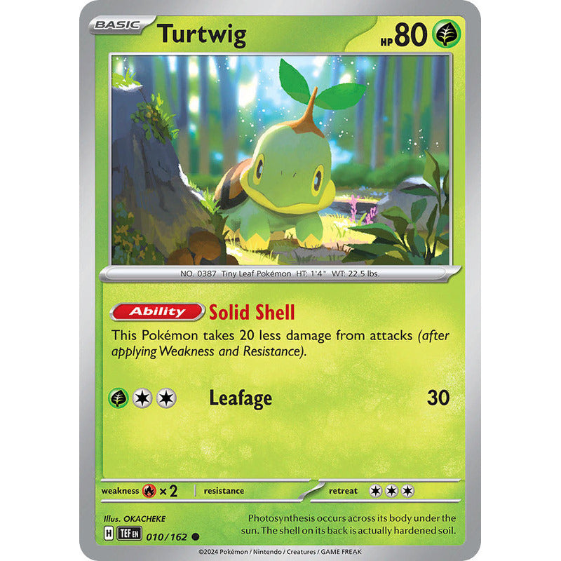 Temporal Forces - 010/162 - Turtwig (reverse)