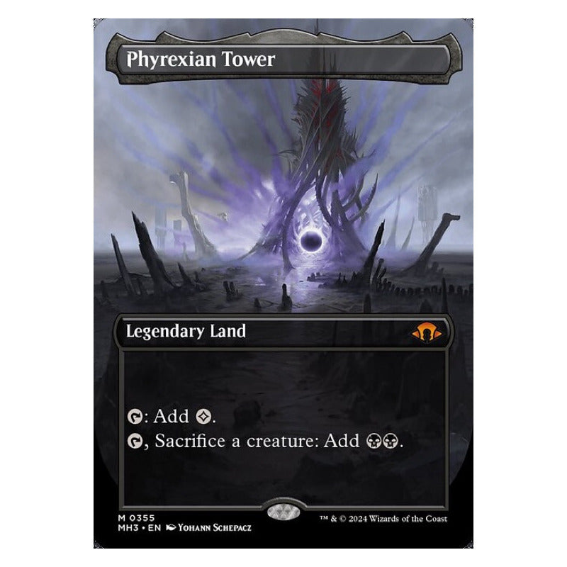 Mtg: Mh3 - 355 - Phyrexian Tower [borderless]