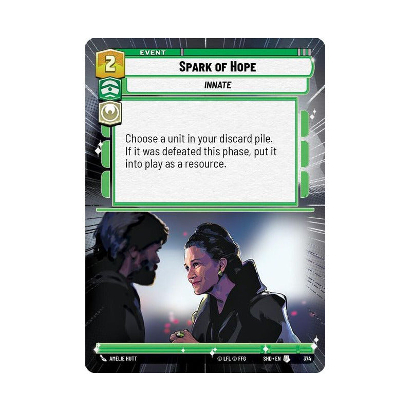 Star Wars Tcg: Sotg - 374 - Spark Of Hope [hyperspace]