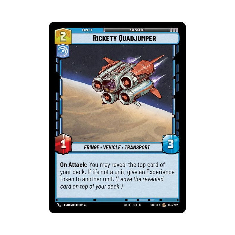 Star Wars Tcg: Sotg - 057/262 - Rickety Quadjumper [foil]