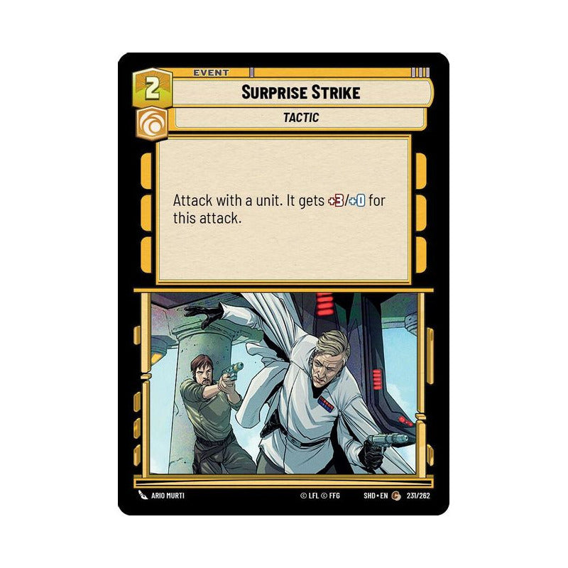 Star Wars Tcg: Sotg - 231/262 - Surprise Strike [foil]