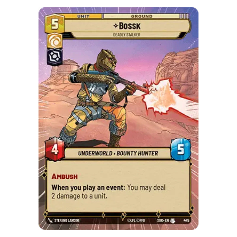 Star Wars Tcg: Sor - 445 - Bossk [hyperspace]