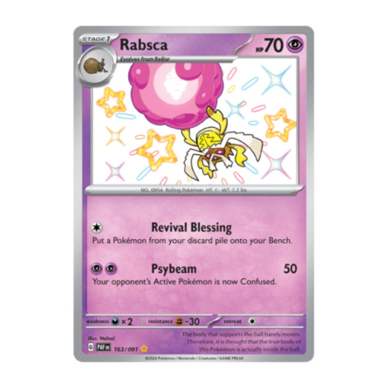 Paldean Fates - 163/091 - Rabsca (shiny)