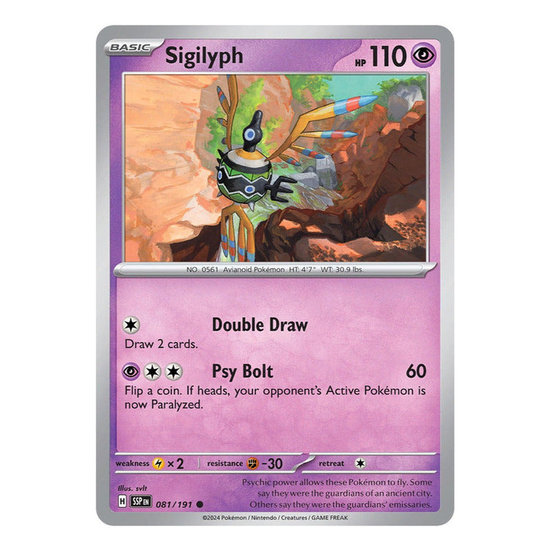 Pokémon Tcg: Surging Sparks - 081/191 - Sigilyph