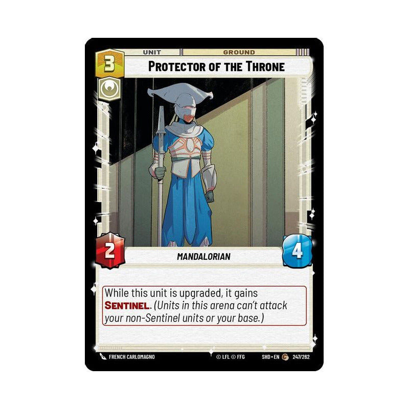 Star Wars Tcg: Sotg - 247/262 - Protector Of The Thro [foil]