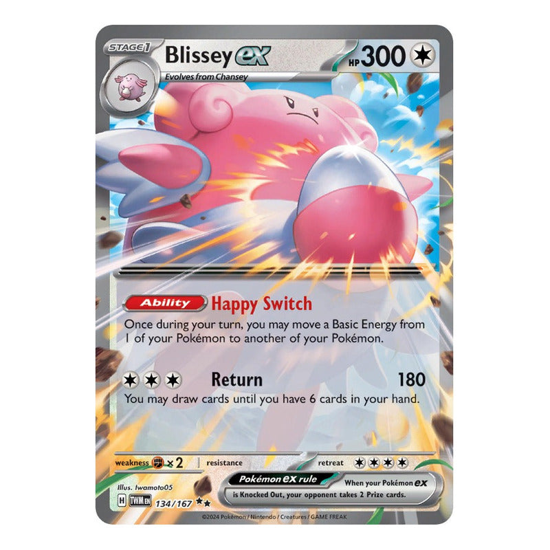 Pokémon Tcg: Twilight Masq - 134/167 - Blissey Ex