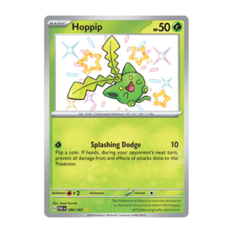 Paldean Fates - 096/091 - Hoppip (shiny)