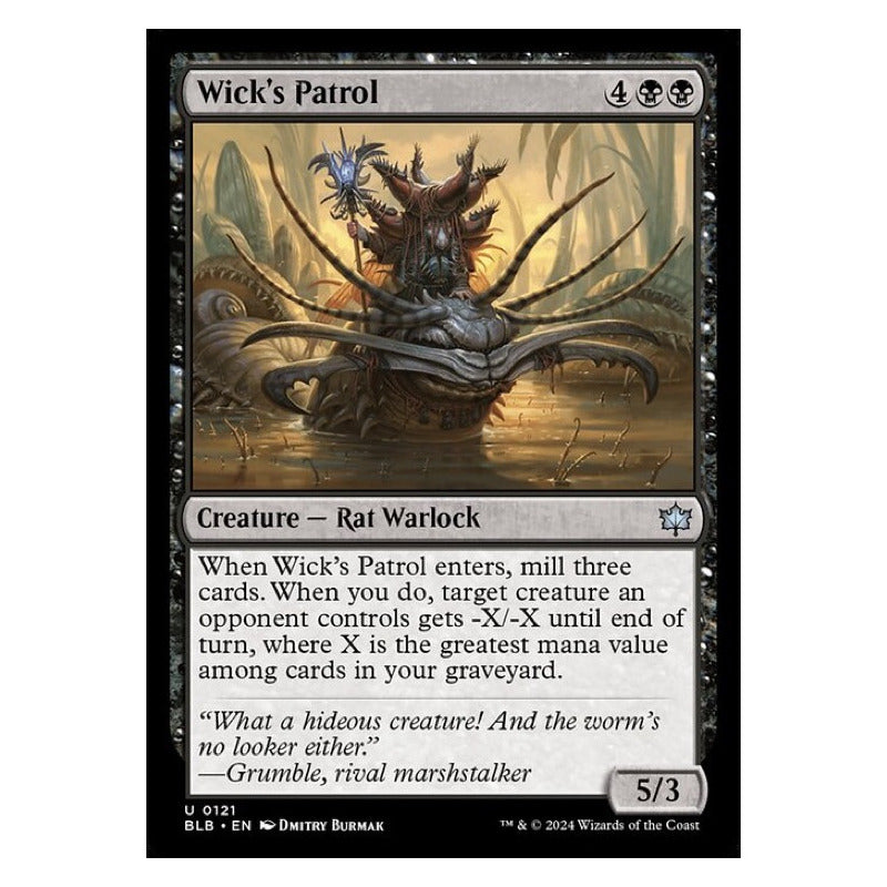 Mtg: Bloomburrow - 121 - Wick's Patrol [foil]