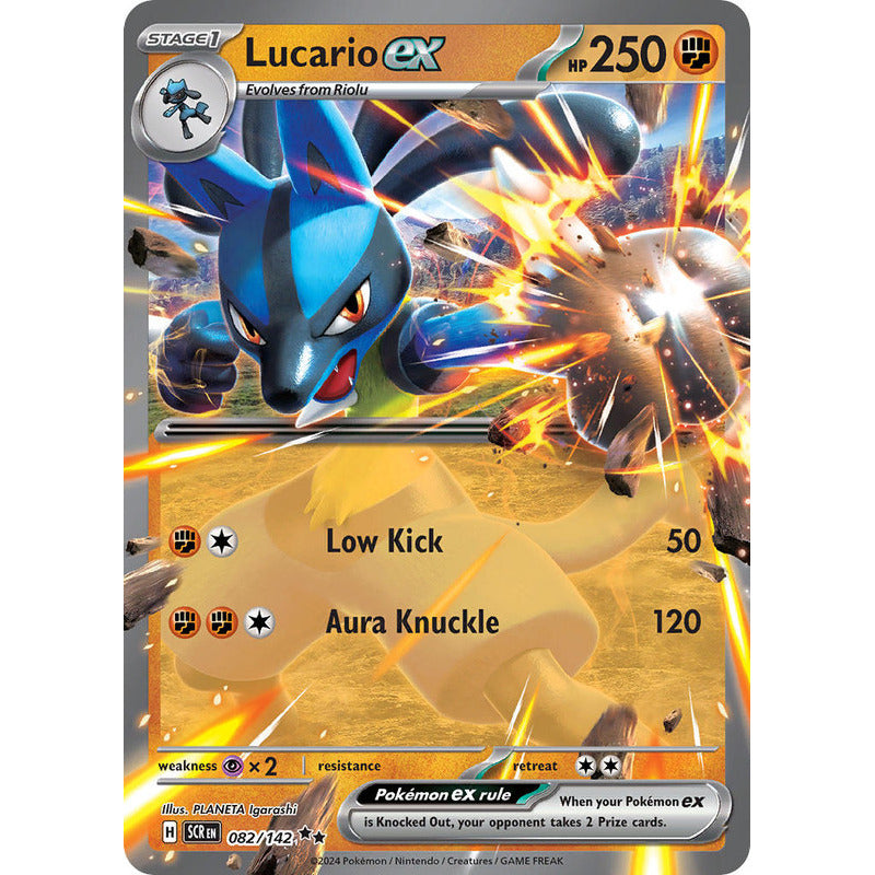 Pokémon Tcg: Stellar Crown - 082/142 - Lucario Ex