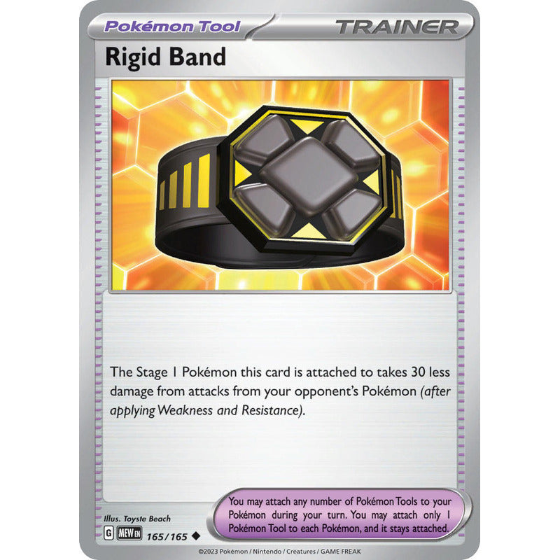 Pokémon Tcg: 151 - 165/165 - Rigid Band