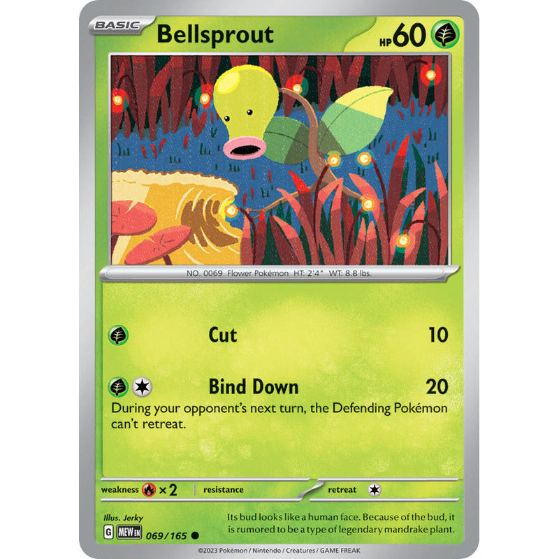 Pokémon Tcg: 151 - 069/165 - Bellsprout [reverse]