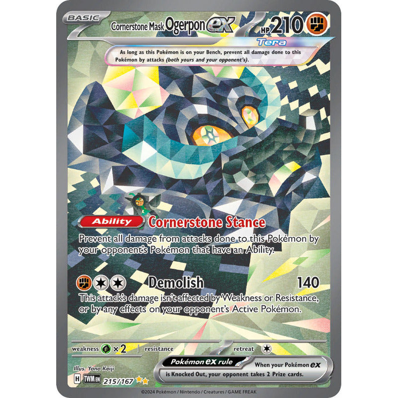 Pokémon Tcg: Twilight Masq - 215/167 - Cornerstone Ogerpon