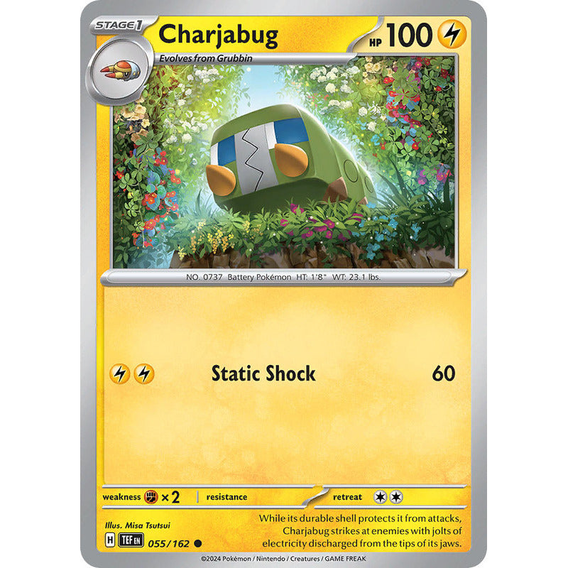 Temporal Forces - 055/162 - Charjabug (reverse)